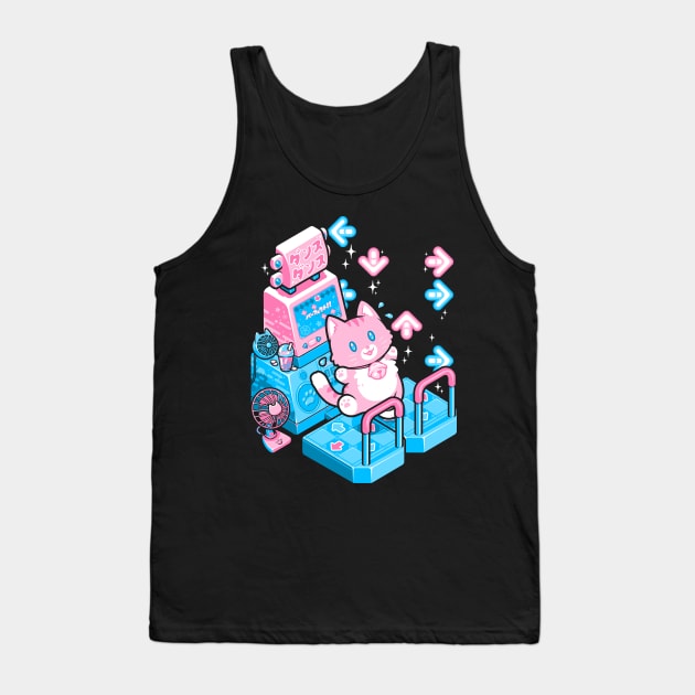 Dance Kitty Tank Top by Pixeleyebat